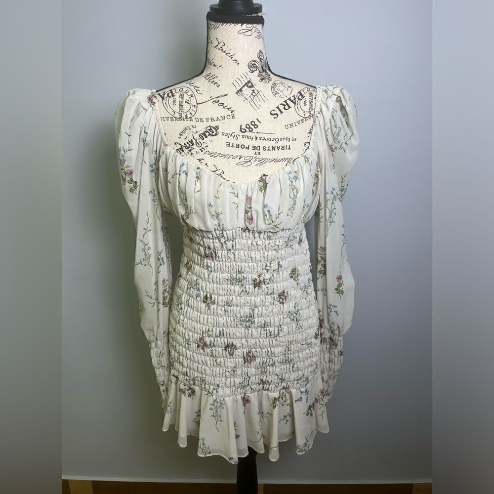 For love and lemons Dixon Floral mini dress Size L